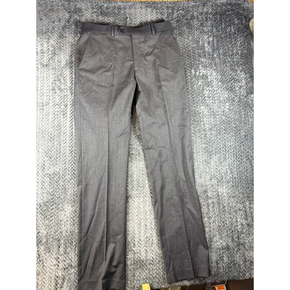 Tommy Hilfiger Dress Pants Mens 32x31 Gray Pockets Formal Office Wear Straight